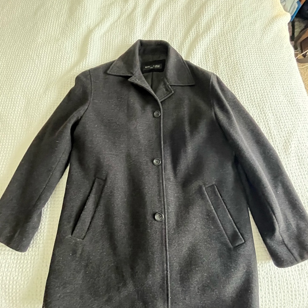 Winter Dress Coat- Black Kenneth Cole XL